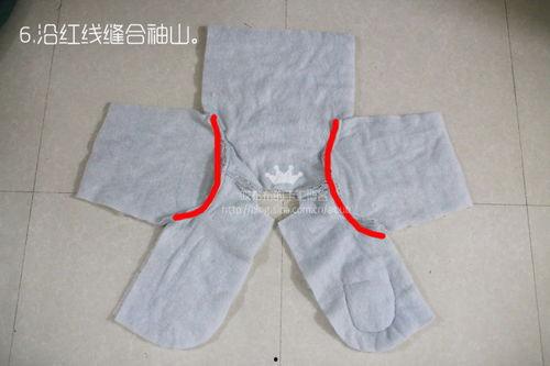 成人棉衣棉裤的裁剪视频